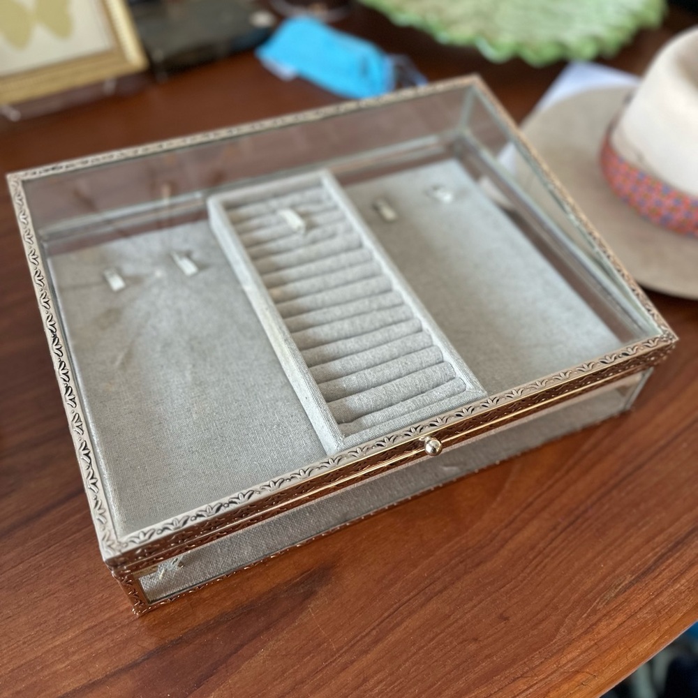 Pottery Barn Display Jewelry Case